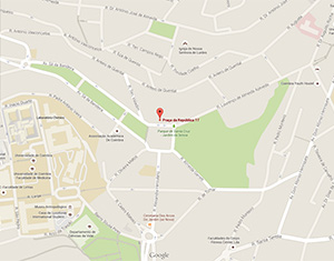 Localização do nosso escritório em Coimbra
